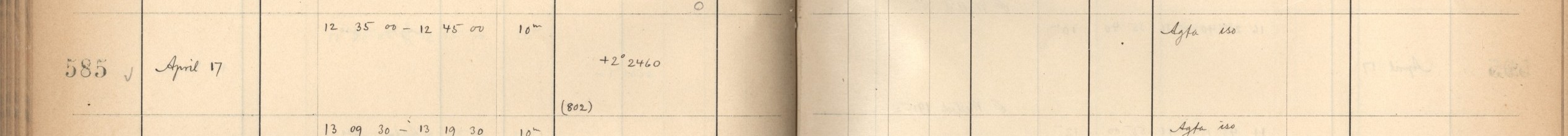 Plattenverzeichnis Eintrag00585