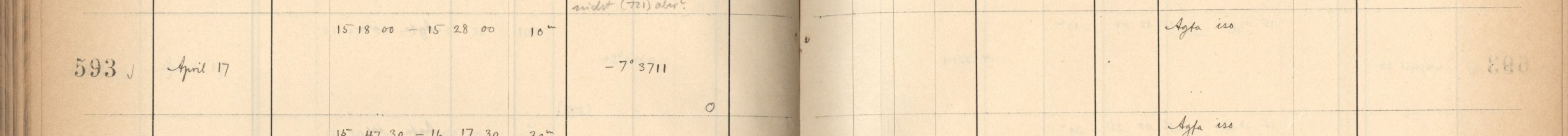 Plattenverzeichnis Eintrag00593
