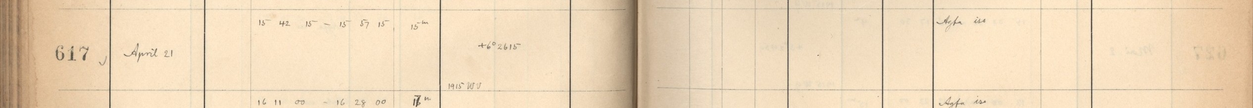 Plattenverzeichnis Eintrag00617