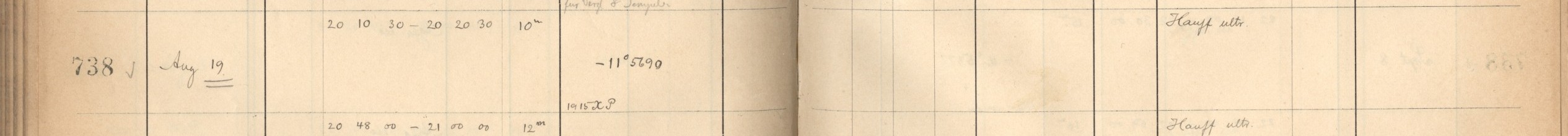 Plattenverzeichnis Eintrag00738
