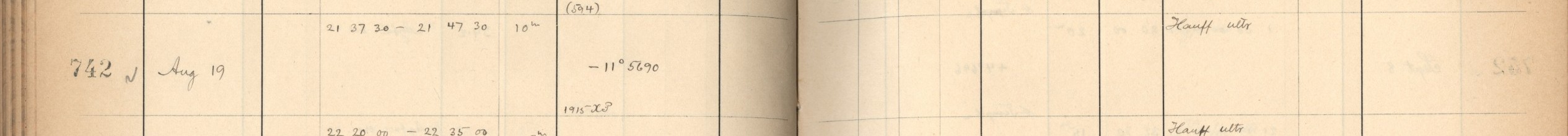 Plattenverzeichnis Eintrag00742