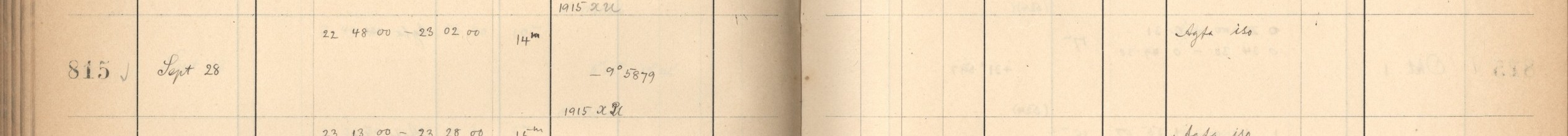 Plattenverzeichnis Eintrag00815