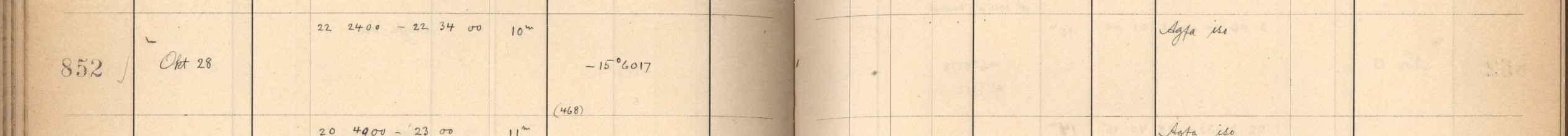 Plattenverzeichnis Eintrag00852