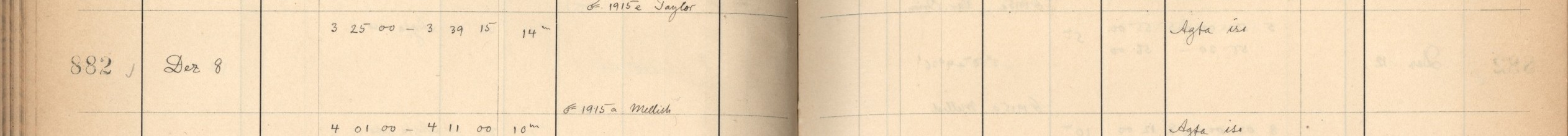 Plattenverzeichnis Eintrag00882