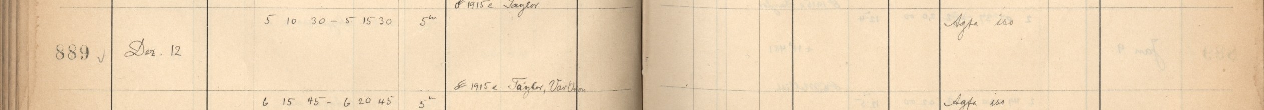 Plattenverzeichnis Eintrag00889