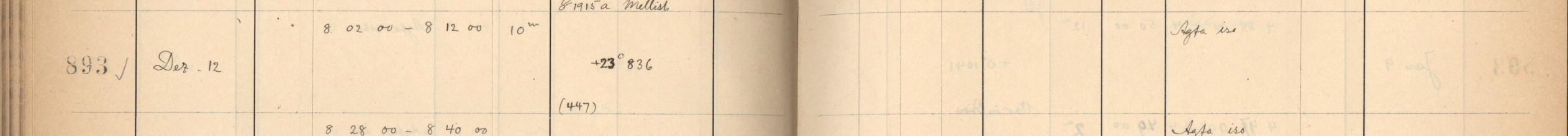 Plattenverzeichnis Eintrag00893