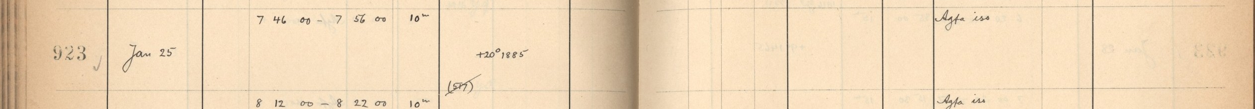 Plattenverzeichnis Eintrag00923