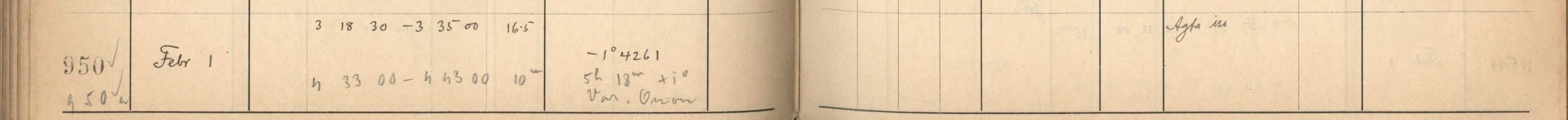 Plattenverzeichnis Eintrag00950a