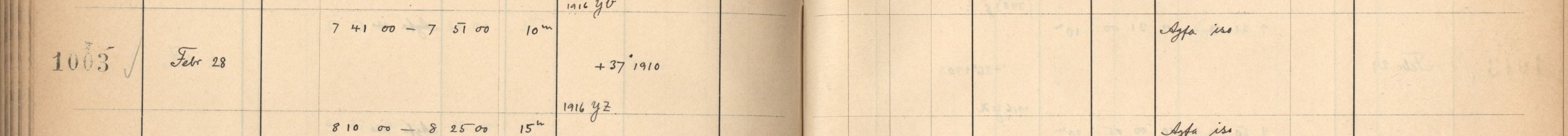 Plattenverzeichnis Eintrag01003