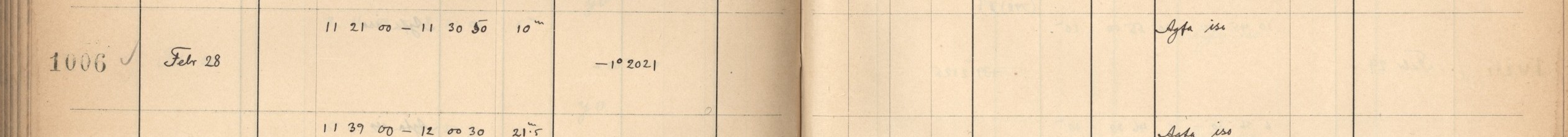 Plattenverzeichnis Eintrag01006