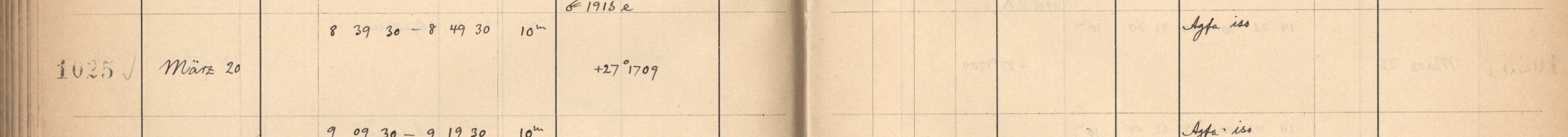Plattenverzeichnis Eintrag01025