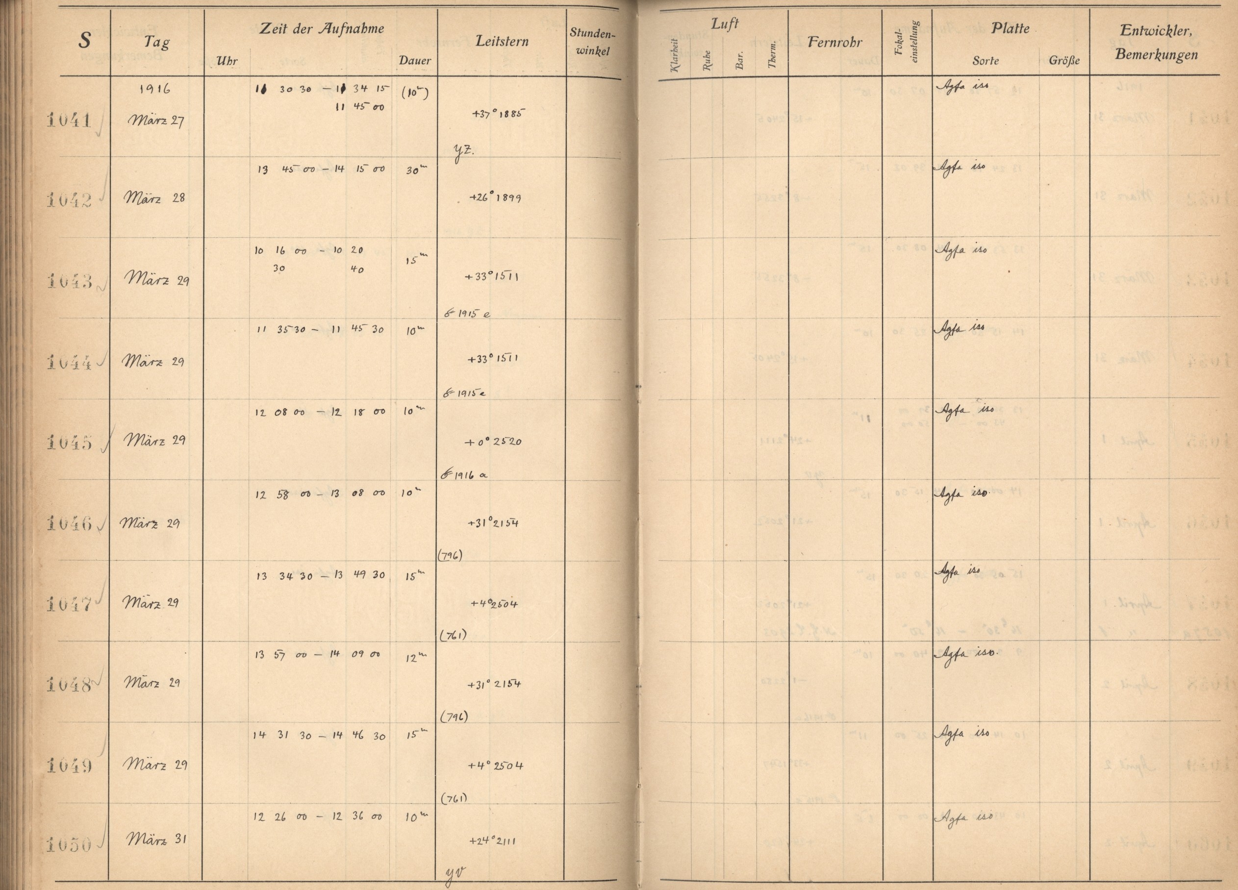 Plattenverzeichnis: ganze Seite01044