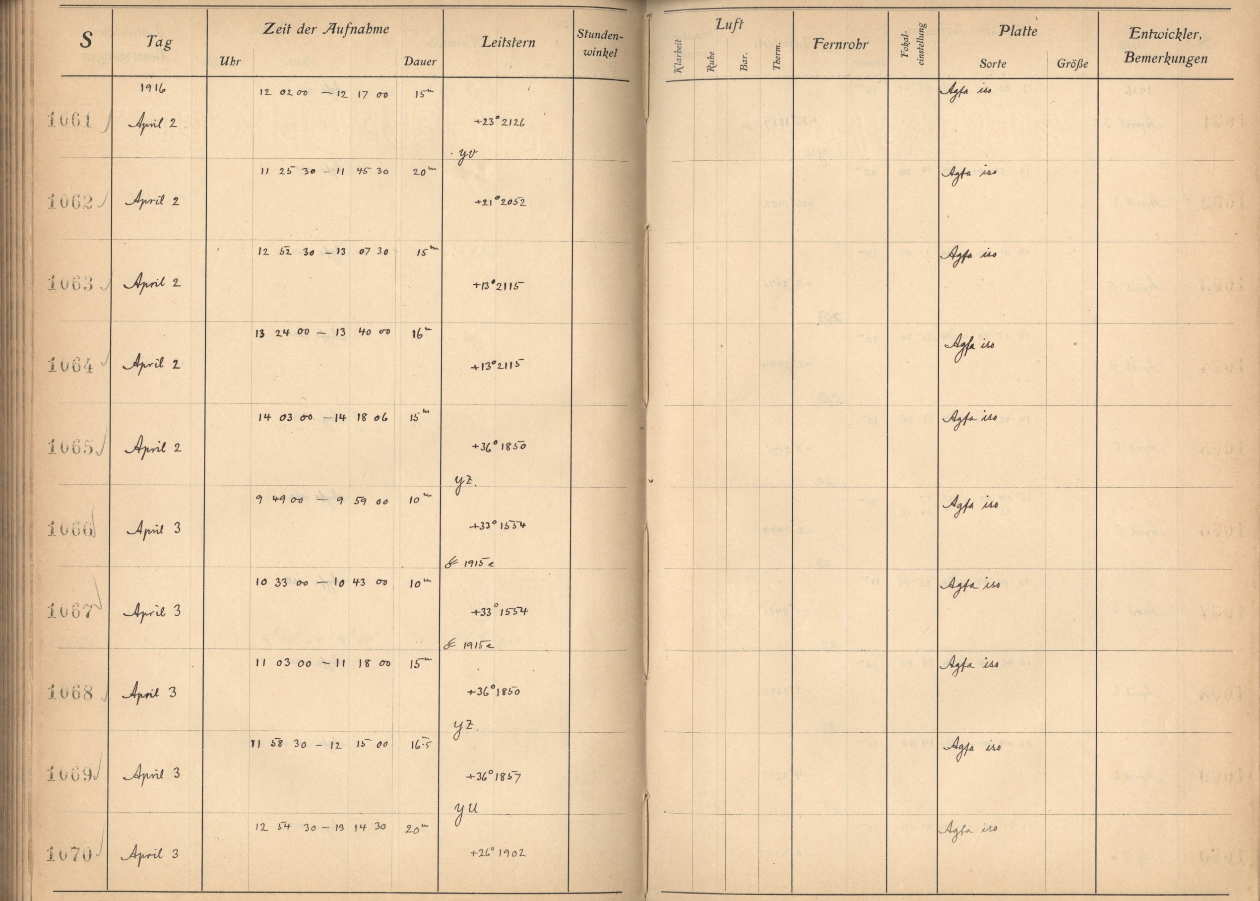 Plattenverzeichnis: ganze Seite01068