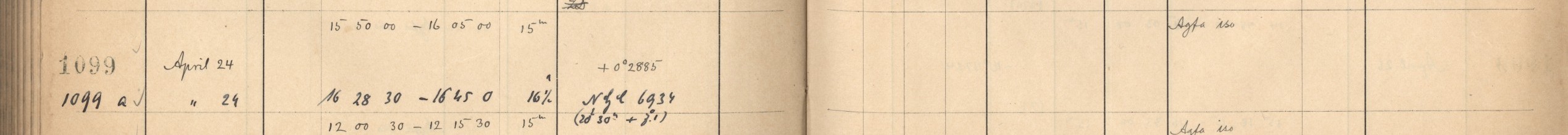 Plattenverzeichnis Eintrag01099