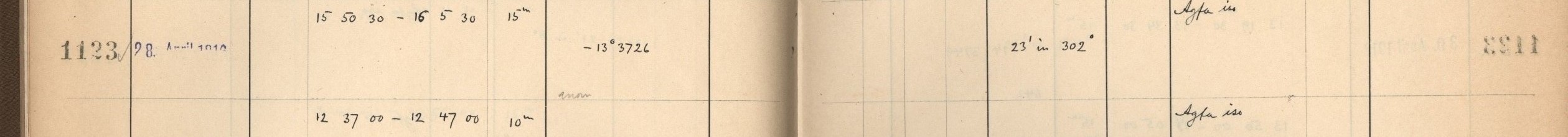 Plattenverzeichnis Eintrag01123