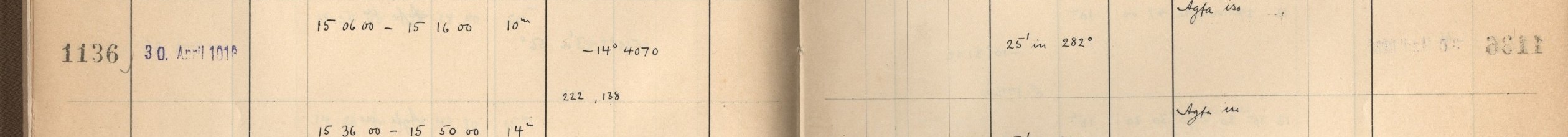 Plattenverzeichnis Eintrag01136