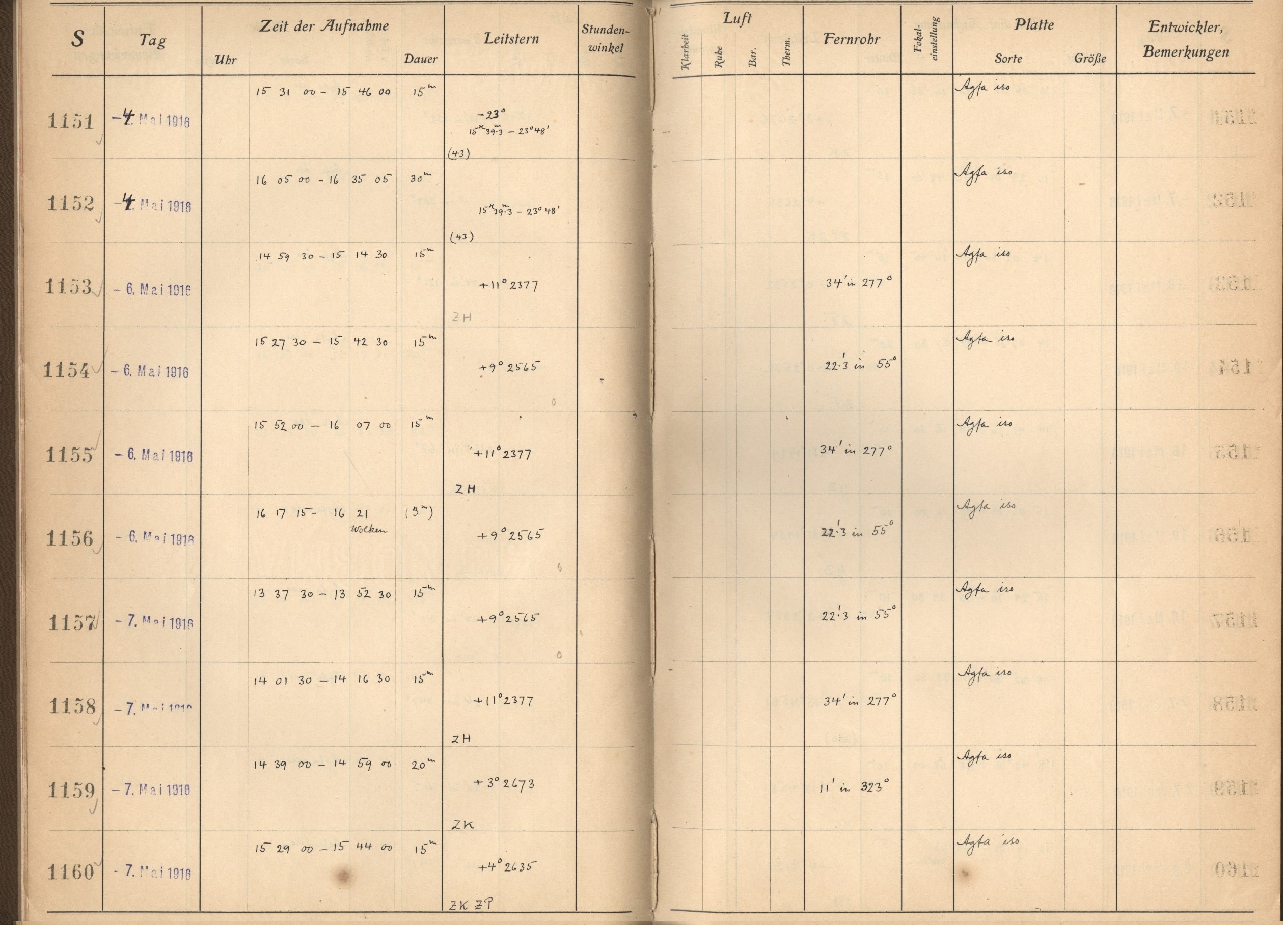 Plattenverzeichnis: ganze Seite01159