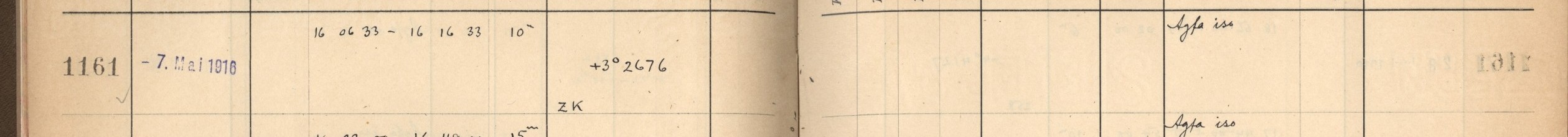 Plattenverzeichnis Eintrag01161