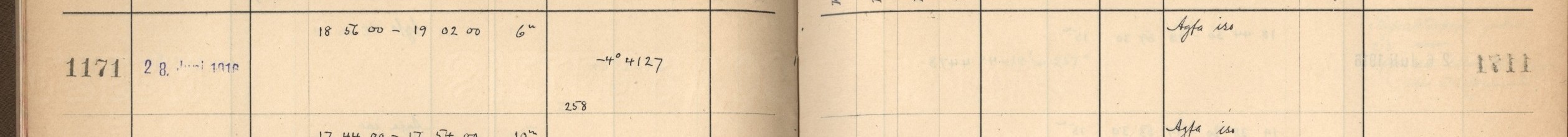 Plattenverzeichnis Eintrag01171