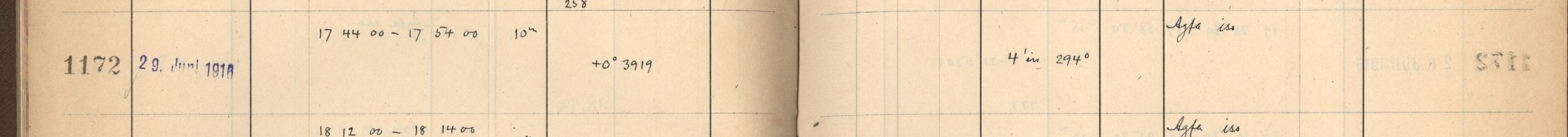 Plattenverzeichnis Eintrag01172