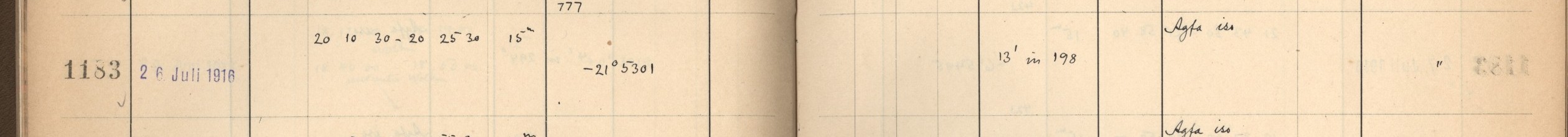Plattenverzeichnis Eintrag01183