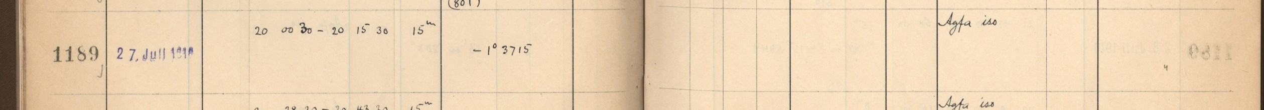 Plattenverzeichnis Eintrag01189