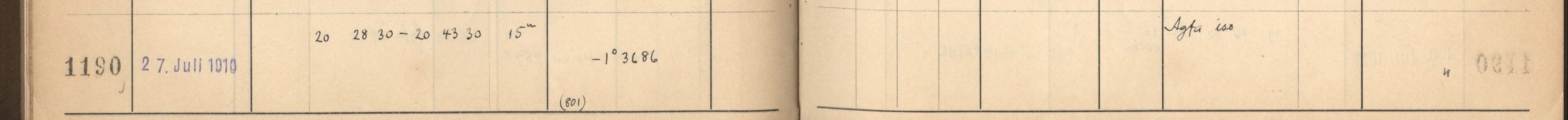 Plattenverzeichnis Eintrag01190