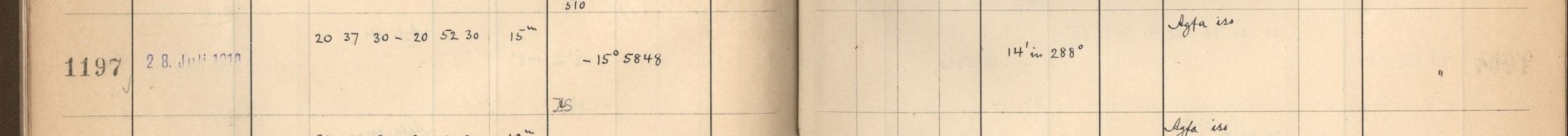 Plattenverzeichnis Eintrag01197