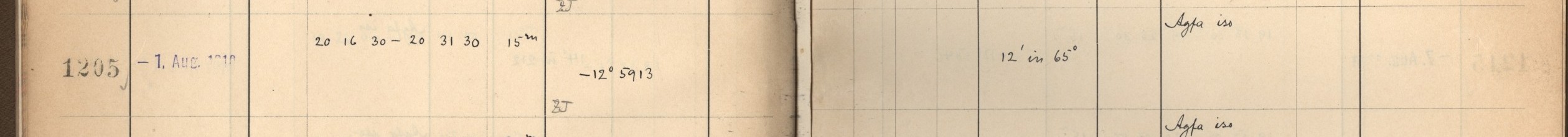 Plattenverzeichnis Eintrag01205