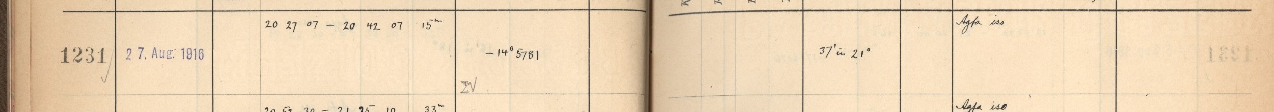 Plattenverzeichnis Eintrag01231