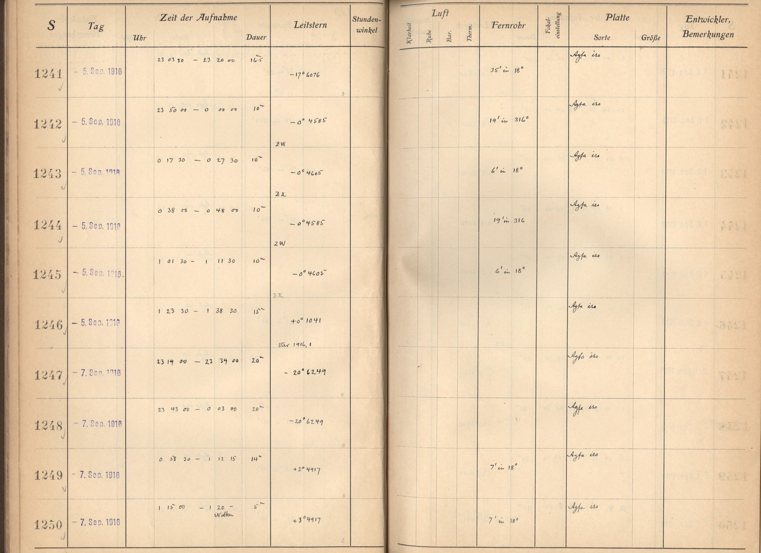 Plattenverzeichnis: ganze Seite01248