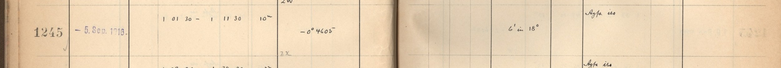 Plattenverzeichnis Eintrag01245