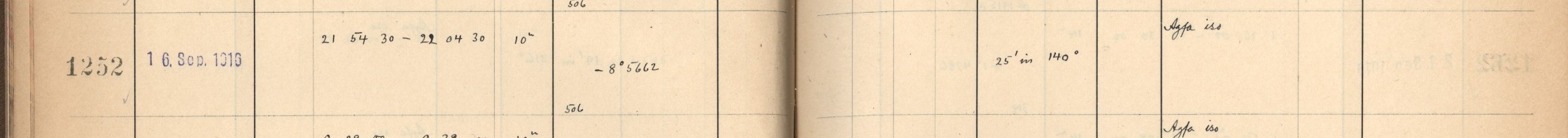 Plattenverzeichnis Eintrag01252