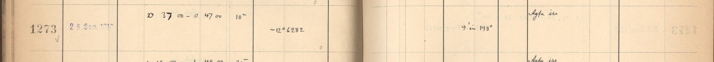 Plattenverzeichnis Eintrag01273