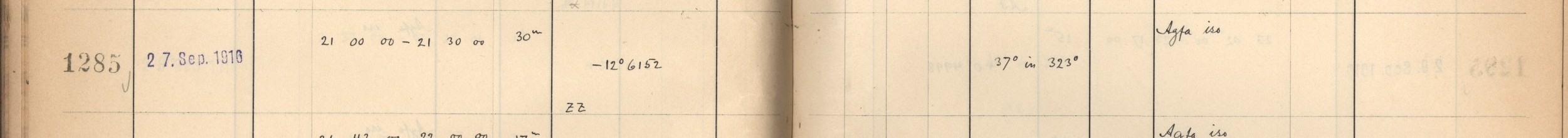 Plattenverzeichnis Eintrag01285