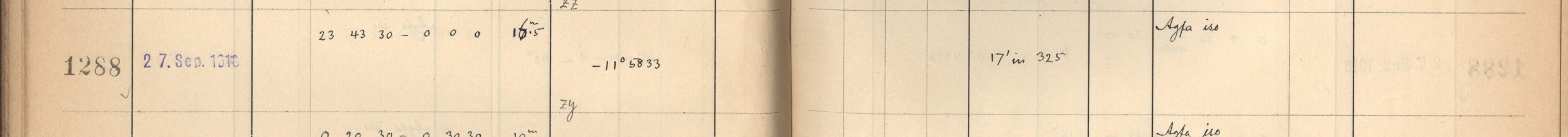 Plattenverzeichnis Eintrag01288