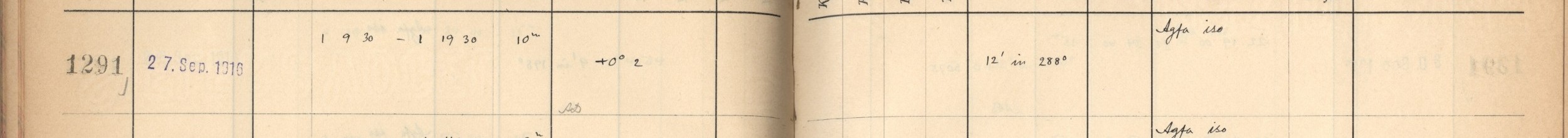 Plattenverzeichnis Eintrag01291