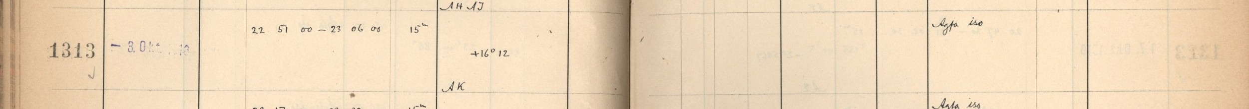 Plattenverzeichnis Eintrag01313