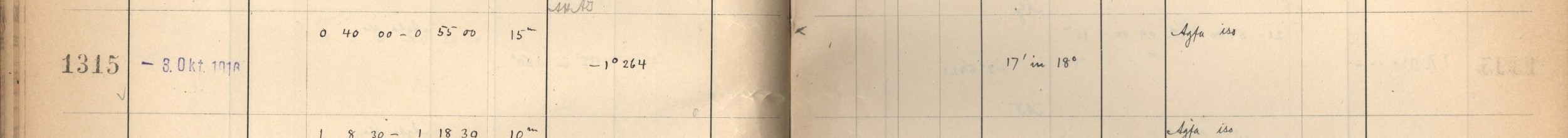 Plattenverzeichnis Eintrag01315