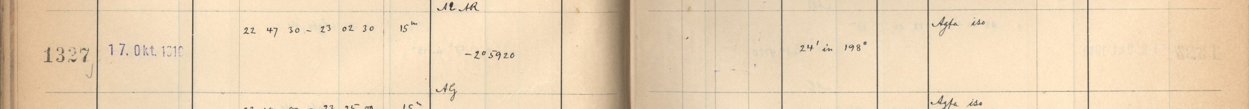 Plattenverzeichnis Eintrag01327