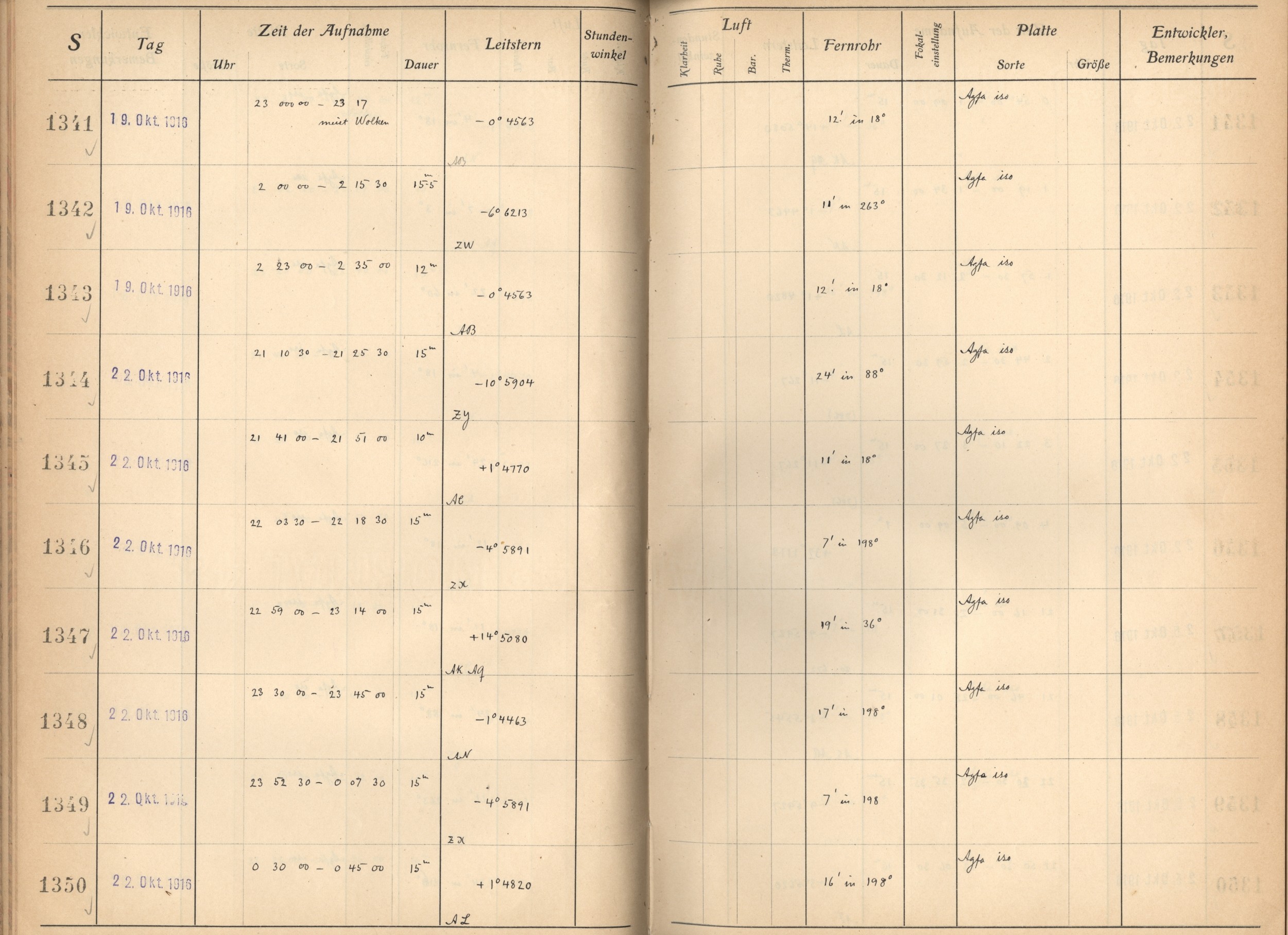 Plattenverzeichnis: ganze Seite01350
