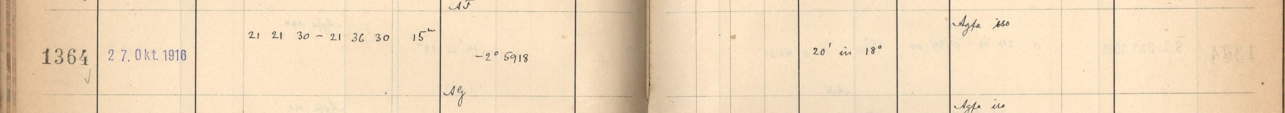 Plattenverzeichnis Eintrag01364