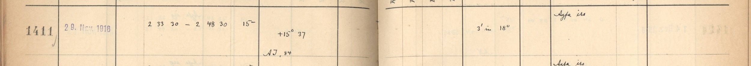 Plattenverzeichnis Eintrag01411