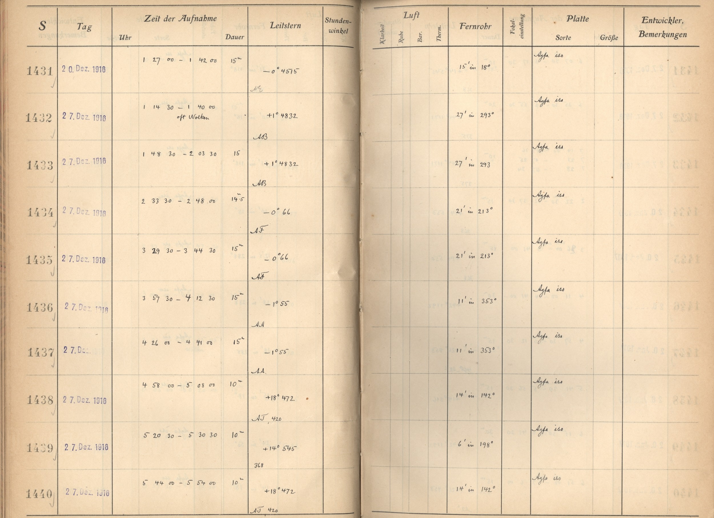 Plattenverzeichnis: ganze Seite01439