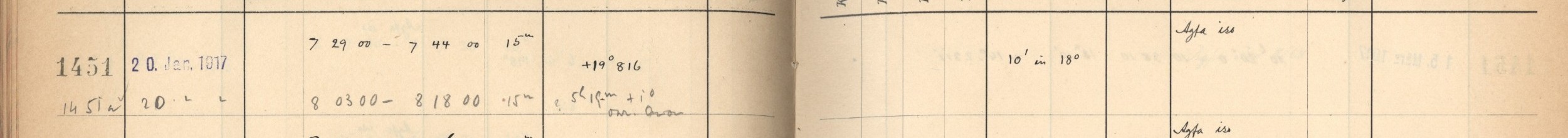 Plattenverzeichnis Eintrag01451