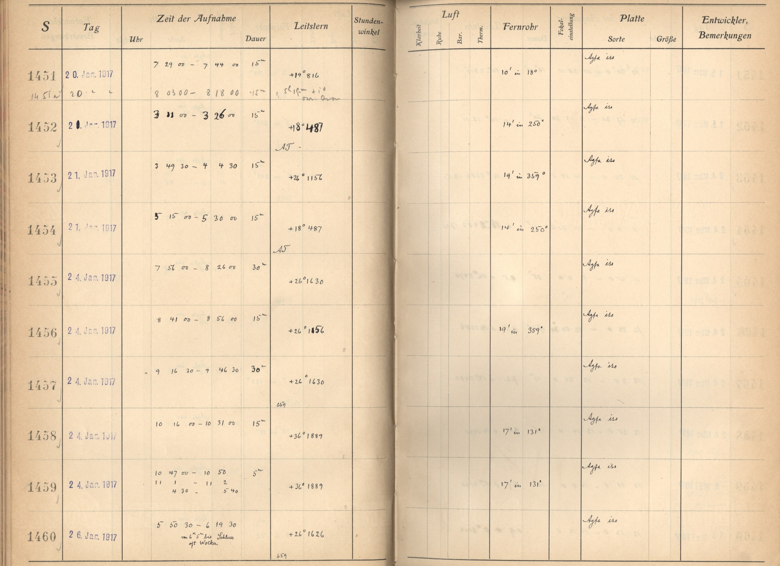 Plattenverzeichnis: ganze Seite01452