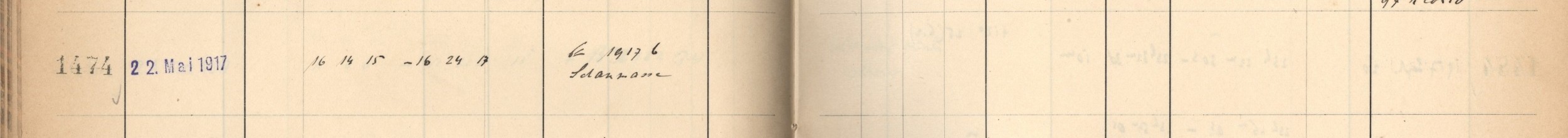 Plattenverzeichnis Eintrag01474