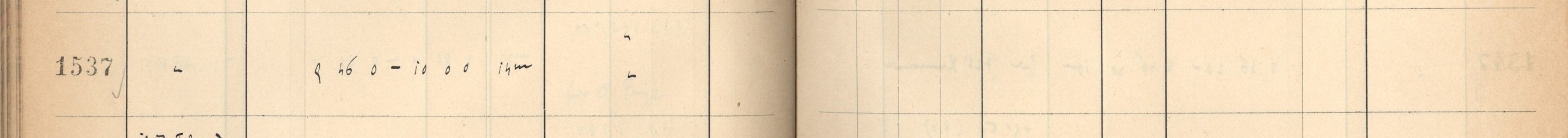 Plattenverzeichnis Eintrag01537