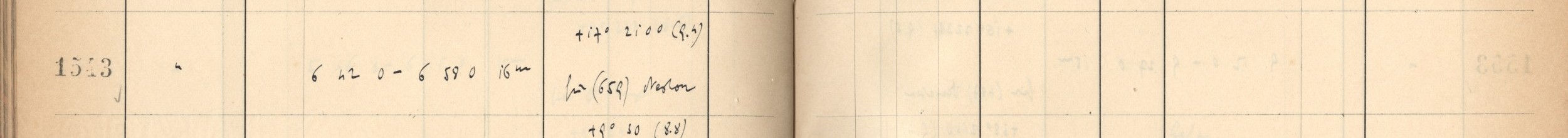 Plattenverzeichnis Eintrag01543