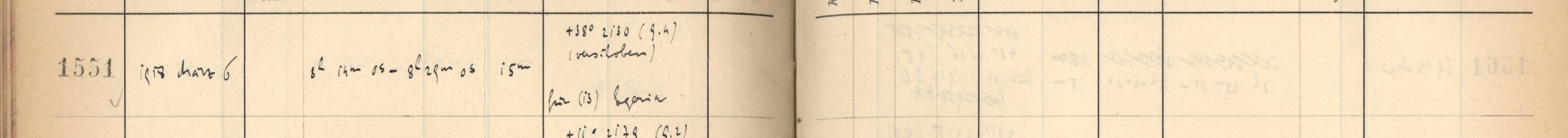 Plattenverzeichnis Eintrag01551
